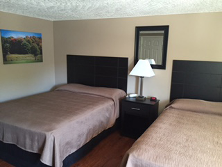 Affordable Motel Room with Double Beds