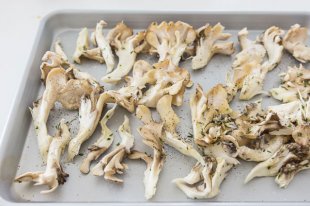 Crispy Roast Hen of the Woods recipe