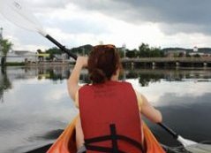 Paddling on Lake Memphremagog. - MEGAN JAMES