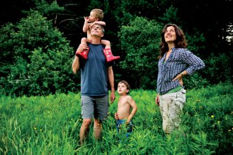 Photo: The author and family