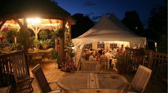 Southern Vermont Wedding Reception Site Outdoor Tents