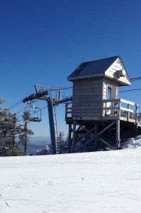 Top of Summit Lift, Sugarbush Mt Ellen - Portrait